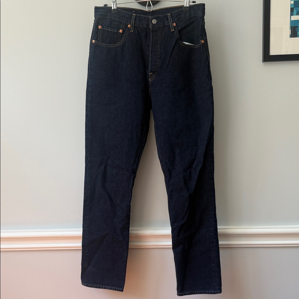 NW Levi's Women's Dark Blue Straight Leg Jeans